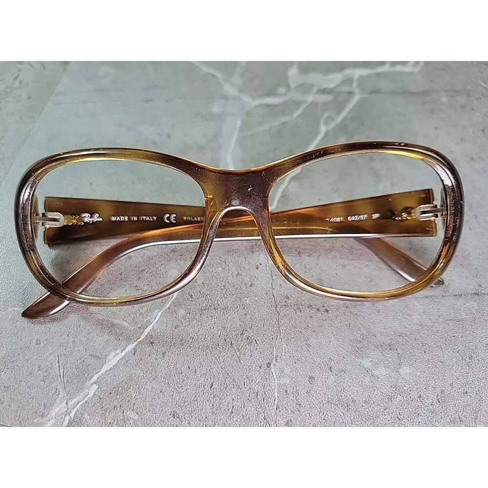 Ray Ban Sunglasses Frame Italy RB4061 642/57 3P Tortoise FRAMES ONLY‎